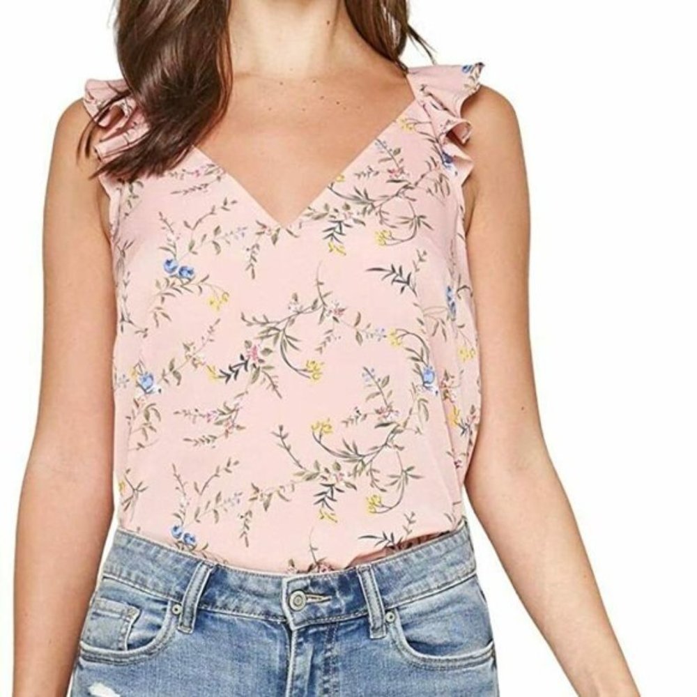 Floral Fable Ruffle Top - Picture 2 of 3